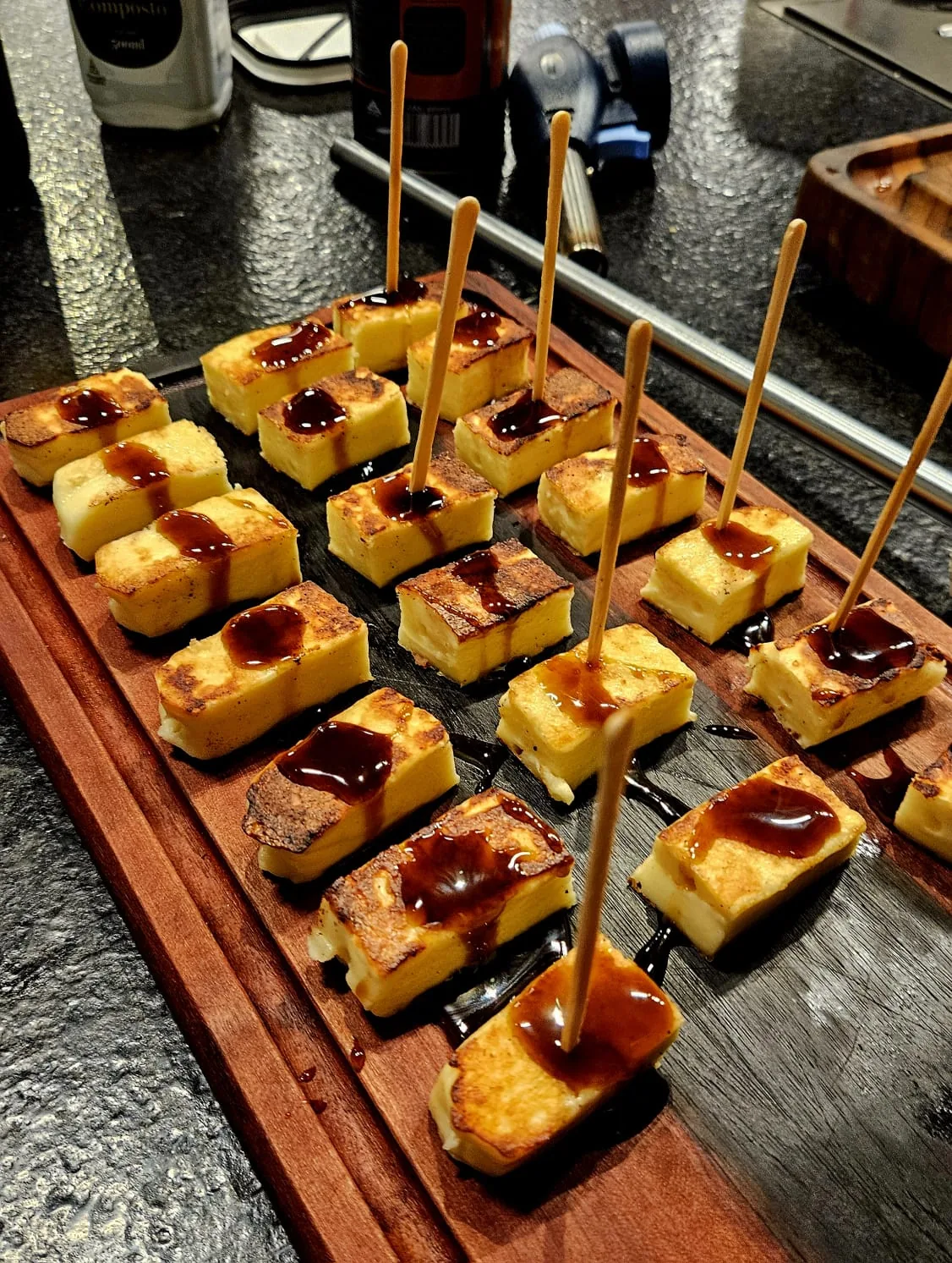 Porções artesanais individuais para eventos